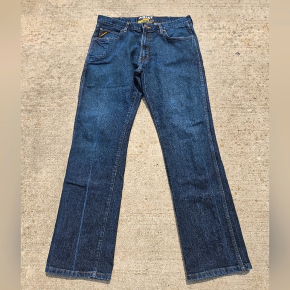 Ariat Other - Ariat Rebar M5 Men's Slim Straight Leg Blue Jeans 36 34 36x34